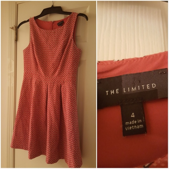 Limited Dress dark coral flattering style - Picture 1 of 7